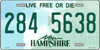 NH license plate 2845638