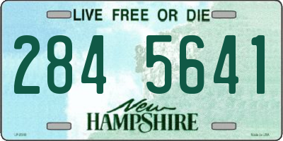NH license plate 2845641