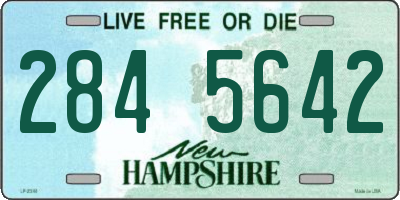 NH license plate 2845642