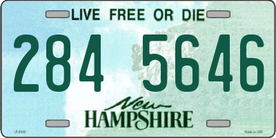 NH license plate 2845646
