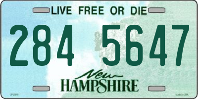 NH license plate 2845647