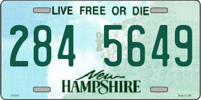 NH license plate 2845649