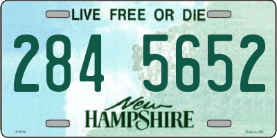 NH license plate 2845652