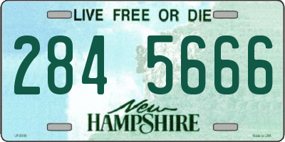 NH license plate 2845666