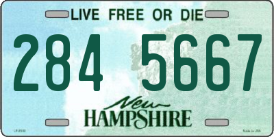 NH license plate 2845667