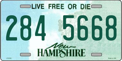 NH license plate 2845668