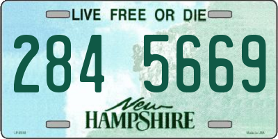 NH license plate 2845669