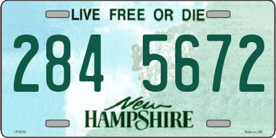 NH license plate 2845672