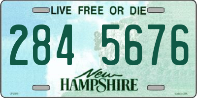 NH license plate 2845676