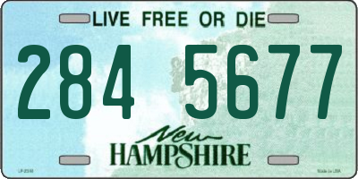 NH license plate 2845677