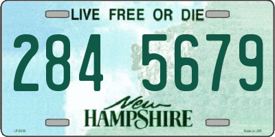 NH license plate 2845679