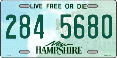 NH license plate 2845680