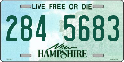 NH license plate 2845683