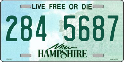 NH license plate 2845687