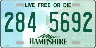 NH license plate 2845692