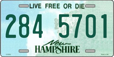 NH license plate 2845701