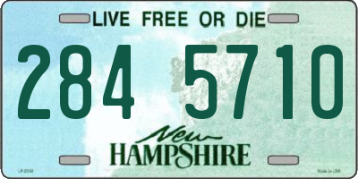 NH license plate 2845710