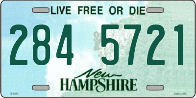NH license plate 2845721