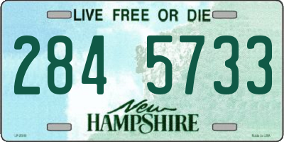 NH license plate 2845733