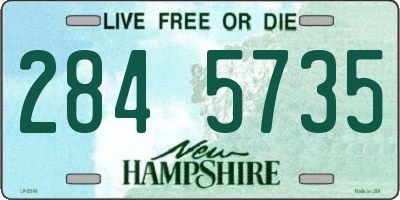 NH license plate 2845735