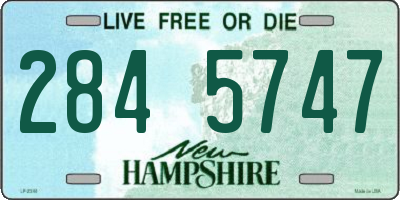 NH license plate 2845747