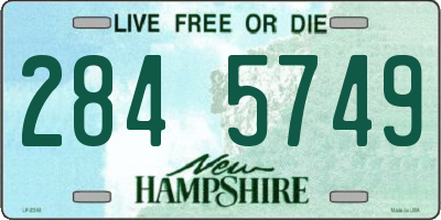 NH license plate 2845749