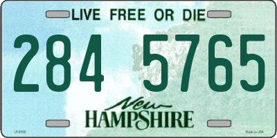 NH license plate 2845765
