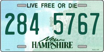 NH license plate 2845767