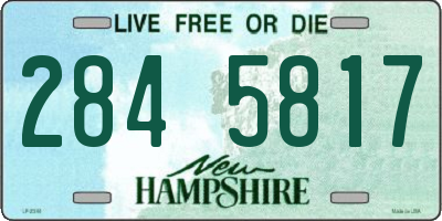 NH license plate 2845817