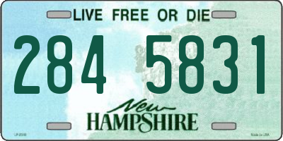 NH license plate 2845831