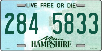 NH license plate 2845833