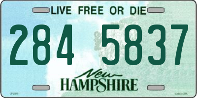 NH license plate 2845837