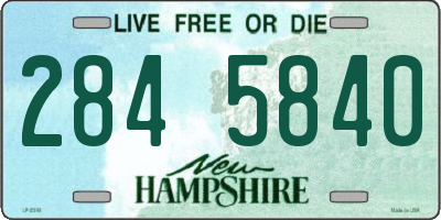 NH license plate 2845840