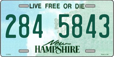 NH license plate 2845843