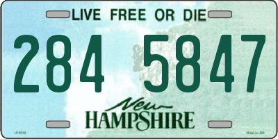 NH license plate 2845847