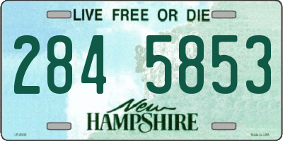 NH license plate 2845853