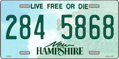 NH license plate 2845868
