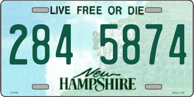 NH license plate 2845874