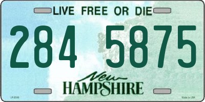 NH license plate 2845875