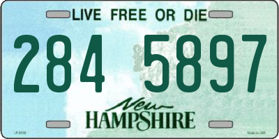 NH license plate 2845897
