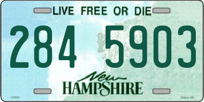 NH license plate 2845903