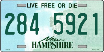 NH license plate 2845921