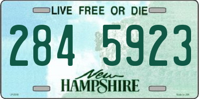 NH license plate 2845923