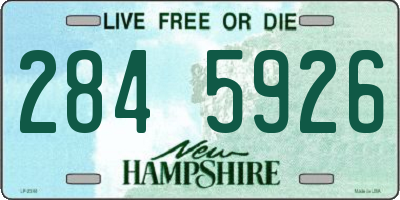 NH license plate 2845926