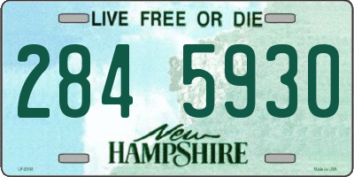NH license plate 2845930