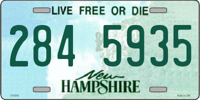 NH license plate 2845935
