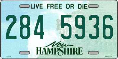 NH license plate 2845936