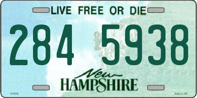 NH license plate 2845938