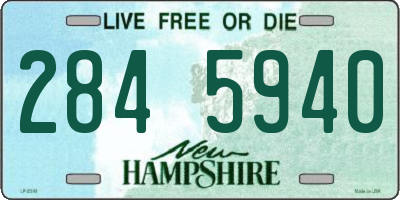 NH license plate 2845940