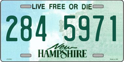 NH license plate 2845971